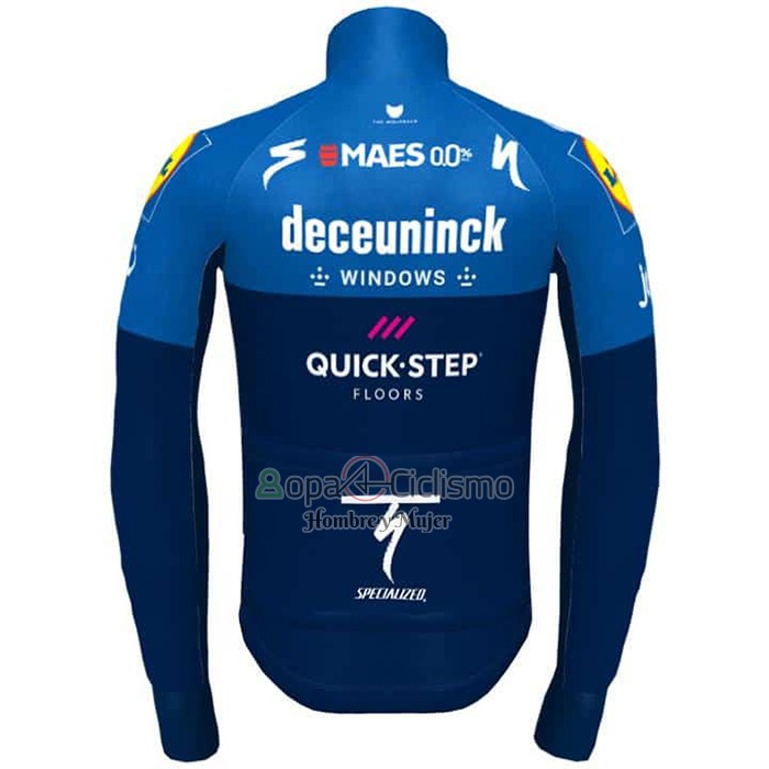 Deceuninck Quick Step Ropa Ciclismo Culotte Largo 2021 Mangas Largas Azul
